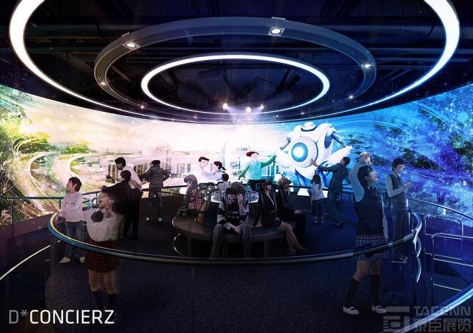 科技感展台设计
